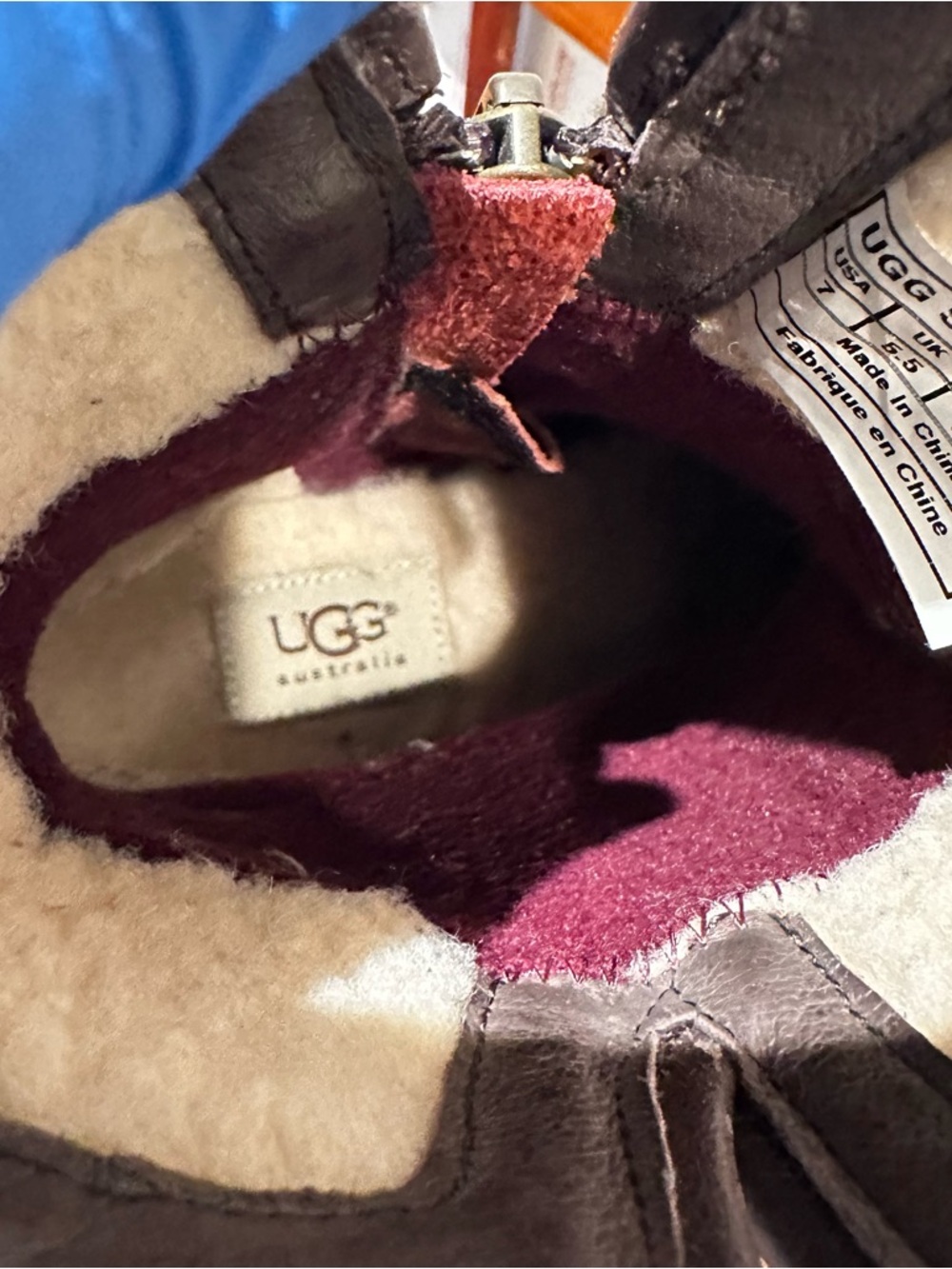 UGG Simmens Waterproof Leather Boot, - Picture 9 of 9